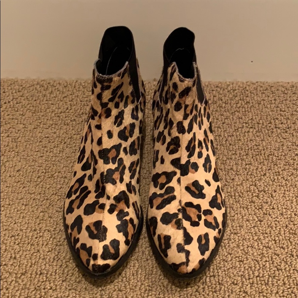Steve Madden Leopard Print Booties